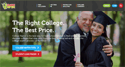 Desktop Screenshot of collegeraptor.com